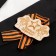 Wooden icon with the ribbon "Remember! We are proud!" Cloves, star