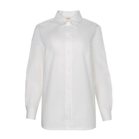 Women's shirt minku: classic color white, size 48-5