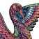 Puzzles wooden figured "White Swan", 134 elements