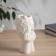 VAZA Ceramics Table "Sweet Dreams" 19x8 cm, white