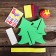 Set for creativity "Create and decorate the Christmas tree - balls", glue -based details