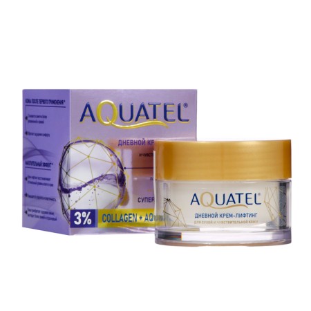 Aquatel day cream for dry and sensitive skin, 50 ml