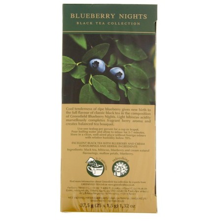 Greenfield Blueberry Nights Black Tea 25p*1.5 gr.-3