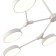 Ceiling light LED, 8x10W, 32x111.5 cm, white color