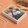 Cosmea Casket, White, 16 × 22 cm, lacquer miniature