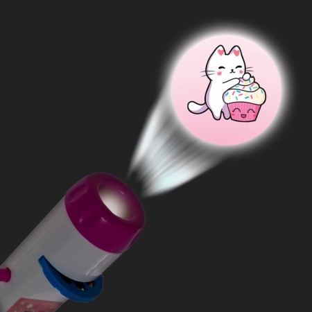 Projector-Fund "The most beautiful girl", light, pink color-7