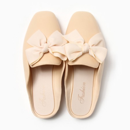 Female slippers, size 36-37, milk color-1