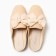 Female slippers, size 36-37, milk color