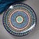 Largan Rishtan ceramics "Patterns", 31 cm, blue