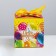 Gift folding box, packaging, "Happy Birthday", 12 x 12 x 12 cm