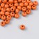 Beads for creativity wood "brick red" D-0.8 cm, set of 20 g