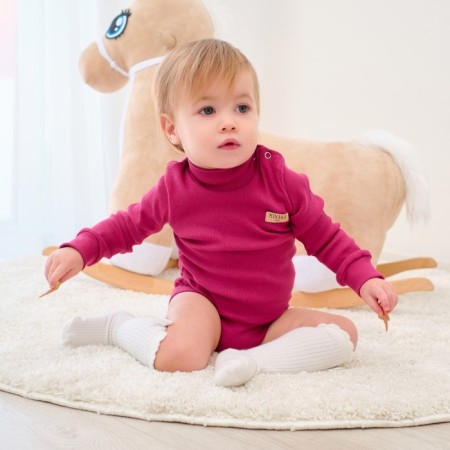 Body-waterolazka children's minku, raspberry color, height 68-74 cm-3
