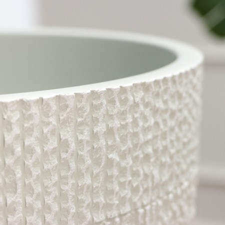 Flower pot "Roang light gray bud No. 8", 22 l-2