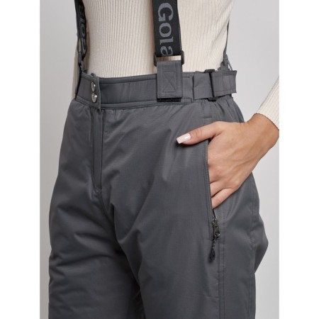 Semi -combinezone female ski insulated, size 44, gray color-8