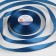 Satin tape, 12 mm × 33 ± 2 m, color dark blue No. 038
