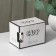 Ceramic mug with a spoon "Stylish Bear", 320 ml, silver color