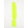 Zumba Kanecalon is monophonic, corrugated, 60 cm, 100 g, lemon color (#ay22)