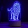 Levnik "Leo" Led RGB from the network 9.5x13x18.9 cm Risalux