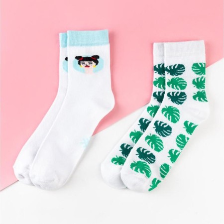 Set of female socks kaftan "lady" 2 pairs, p. 36-39 (23-25 ​​cm)-1