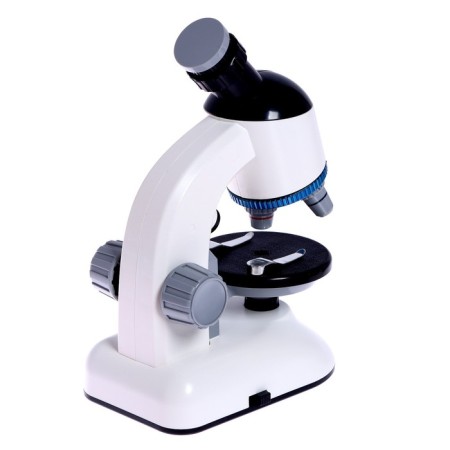 Children's microscope "Young scientist" The frequency of x100, x400, x1200, backlight, white color-3