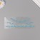 Sticker Plastic Rhocker "Choker from Stars" Blue 11.6x18 cm