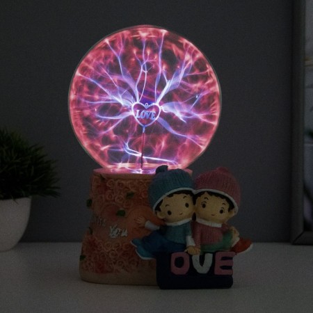 Plasma ball "Mutual love" color 13x11x19 cm Risalux-2