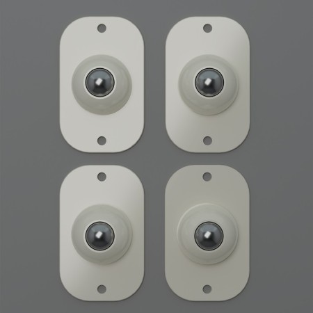 Wheels are universal, hinged, set 4 pcs-5