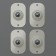 Wheels are universal, hinged, set 4 pcs
