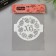Plastic stencil "HB" D-14