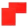 A4, 500MKM, calligrata elastic band on elastic band, root of 25 mm, up to 230 sheets, embossing "sand", red