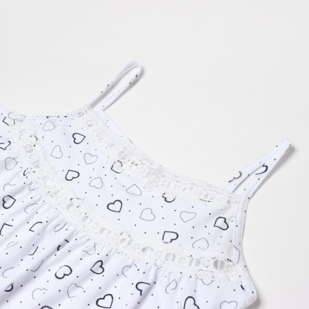 Night shirt female, white color, size 50-5