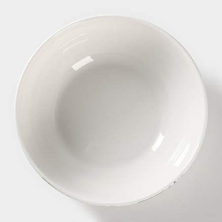 Porcelain shade “Rose”, 600 ml, d = 15.5 cm, white color-3