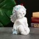 Figure "Angel with God's cow" White 8.5x10x14cm