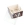 Capcake box, confectionery packaging, 4 cells “A special gift for you”, 16 x 16 x 10 cm