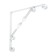 Tundra bracket, Light, 200x200, metal, white