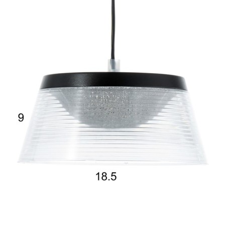 Bayerlux Lamp "Dzeta" LED 24W 3000-6000K Black 18.5x18.5x9 cm-7