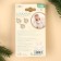 Holder for the nipple - dummy "New Year's bunnies", on the chain, beige color, gift packaging