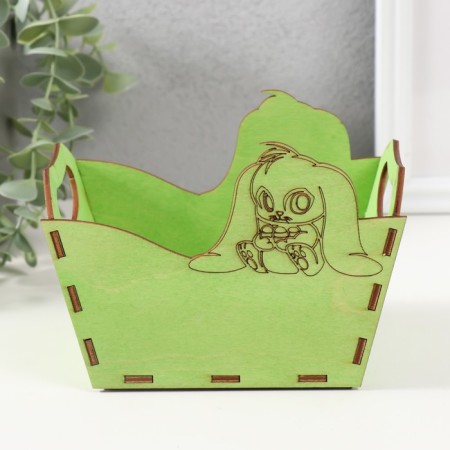 Easter "egg" ovation 15.6x10.5x1 cm, light green