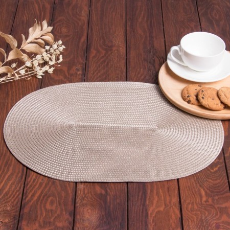 Napkin Serving share "Oval", 45 × 30 cm, milk color