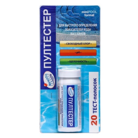 Poltesser pH / cl / alkalinity, 20 strips test