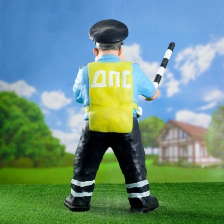 Garden Figure "Traffic Hood" 28x39x71cm-2
