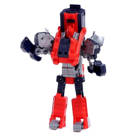 Blaster robot, transforms, shoots soft bullets-1