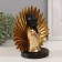 Polystone souvenir "Little Hothey - Prayer. Palm leaf" Gold and black 18x9x18 cm