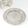 Set of wine jug, 6 glasses and tray "Istanbul. Medallion and patterns" silver