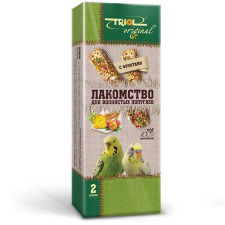 Triol Original treat for wavy parrots, fruits, 55 g-1