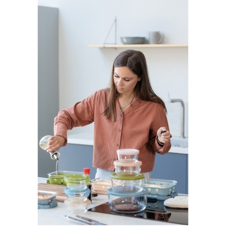 Container for baking, storage and carrying of products in the Smart Solutions cover, Blue color, 1050 ml-8