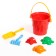 Sanding set: bucket, 3 molds, shoulder blades, rakes