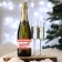 Stick on the bottle "Champagne New Year", 2024, 12 x 8 cm