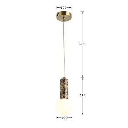Suspension Fest 100 mm, G9LED 5W-2