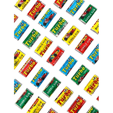 Chewing gum Turbosport Racing, melon, orange, apple, peach, 50*4.5 g-2
